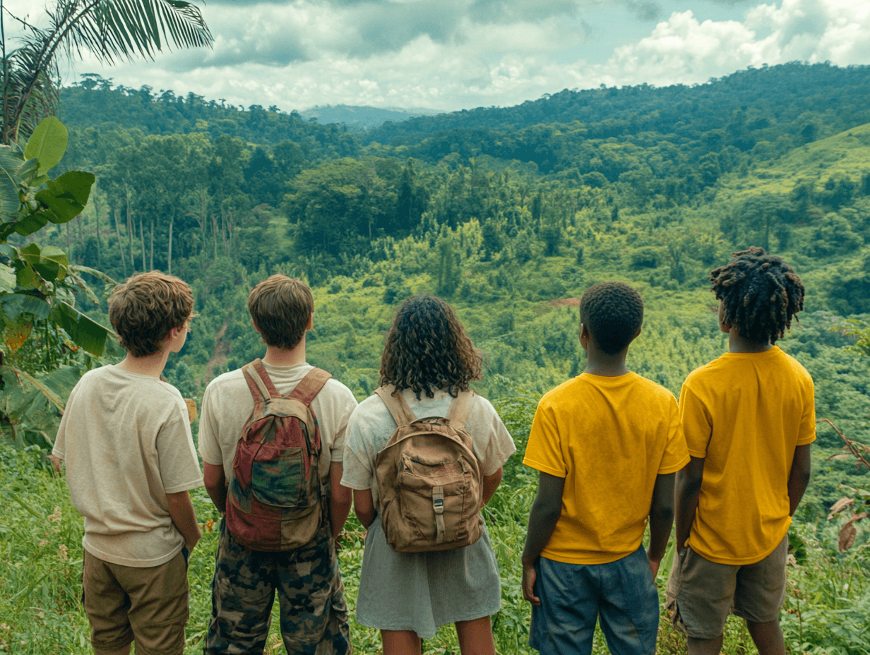 NGO Volunteers just arriving